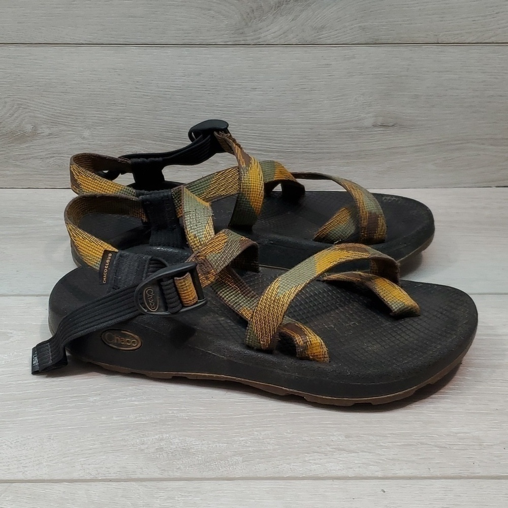 Chaco Mens Loop Toe Sandals Flats shoes sz 8